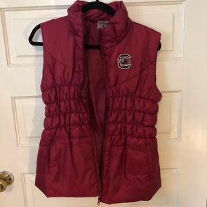 USC Gamecock Full Zip Vest